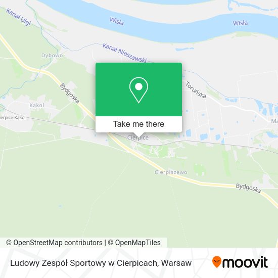 Ludowy Zespół Sportowy w Cierpicach map