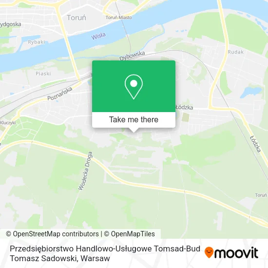 Карта Przedsiębiorstwo Handlowo-Usługowe Tomsad-Bud Tomasz Sadowski