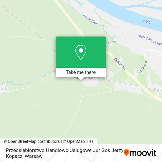 Przedsiębiorstwo Handlowo Usługowe Jur Gos Jerzy Kopacz map