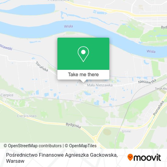 Pośrednictwo Finansowe Agnieszka Gackowska map