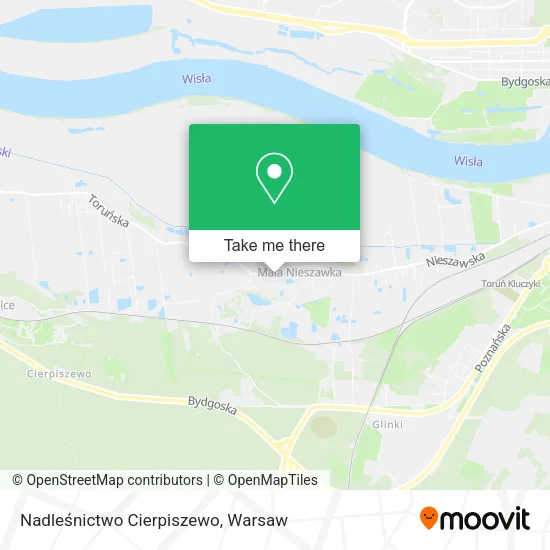 Карта Nadleśnictwo Cierpiszewo