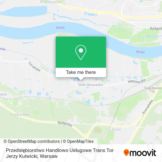 Карта Przedsiębiorstwo Handlowo Usługowe Trans Tor Jerzy Kulwicki