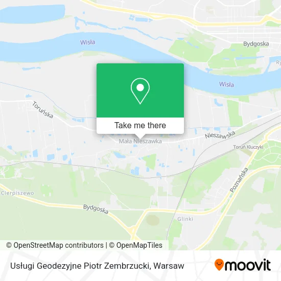 Карта Usługi Geodezyjne Piotr Zembrzucki