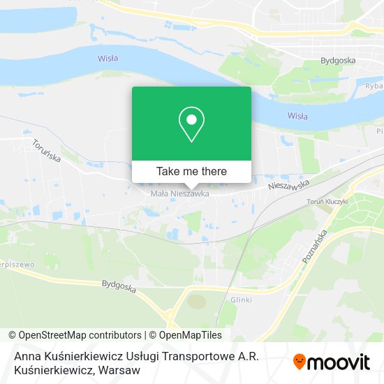 Anna Kuśnierkiewicz Usługi Transportowe A.R. Kuśnierkiewicz map