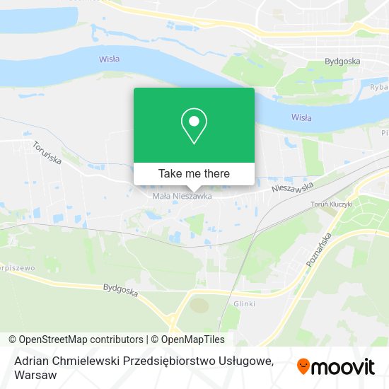 Adrian Chmielewski Przedsiębiorstwo Usługowe map