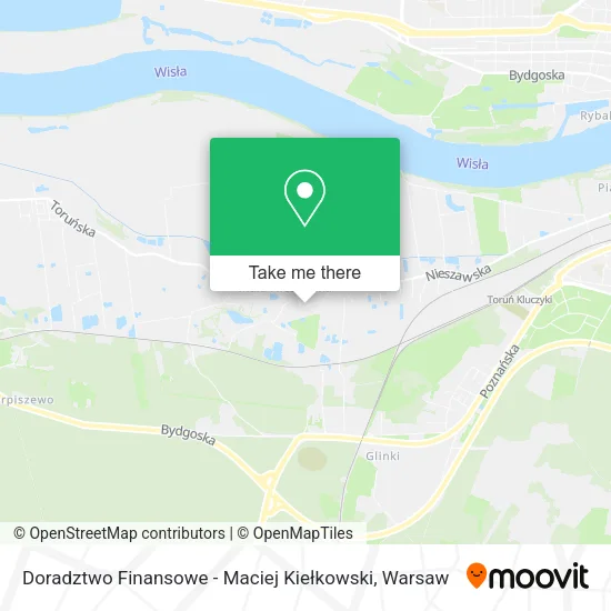 Карта Doradztwo Finansowe - Maciej Kiełkowski