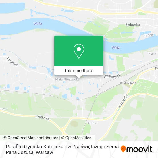 Карта Parafia Rzymsko-Katolicka pw. Najświętszego Serca Pana Jezusa