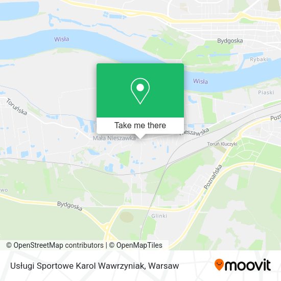 Usługi Sportowe Karol Wawrzyniak map