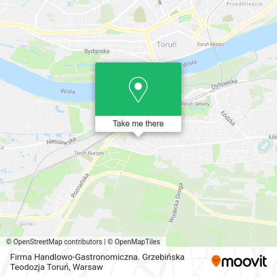 Firma Handlowo-Gastronomiczna. Grzebińska Teodozja Toruń map