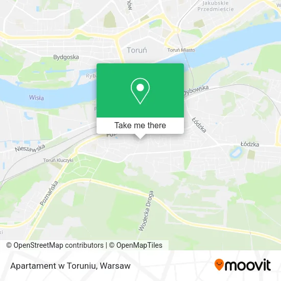 Карта Apartament w Toruniu