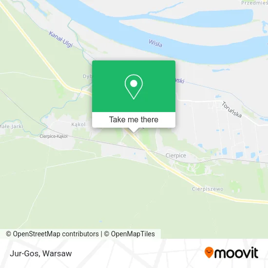 Jur-Gos map