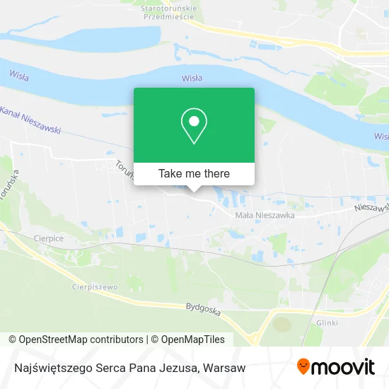 Карта Najświętszego Serca Pana Jezusa