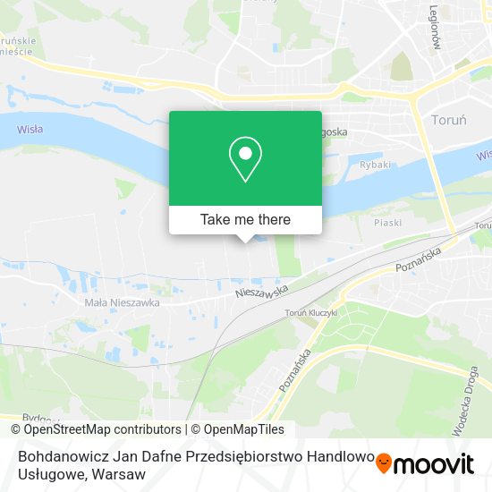 Bohdanowicz Jan Dafne Przedsiębiorstwo Handlowo Usługowe map