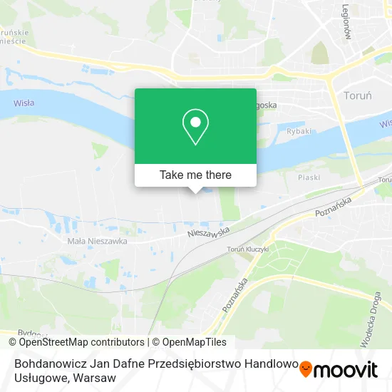 Карта Bohdanowicz Jan Dafne Przedsiębiorstwo Handlowo Usługowe