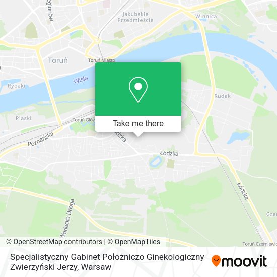 Specjalistyczny Gabinet Położniczo Ginekologiczny Zwierzyński Jerzy map