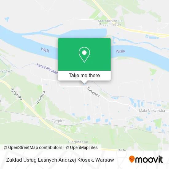 Zakład Usług Leśnych Andrzej Kłosek map