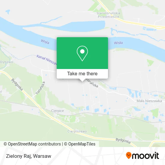 Zielony Raj map