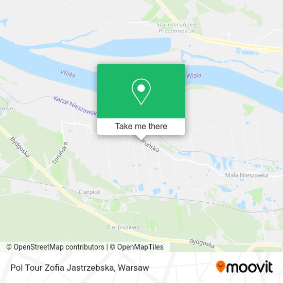 Pol Tour Zofia Jastrzebska map