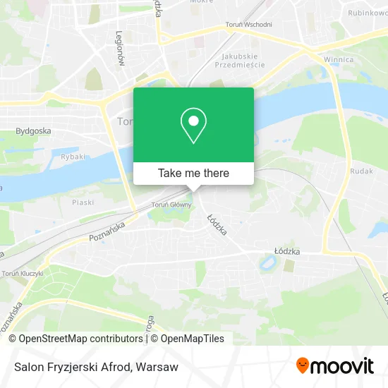 Карта Salon Fryzjerski Afrod