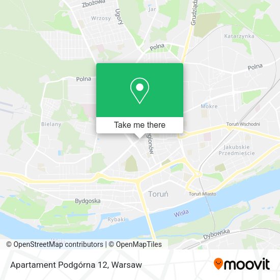 Apartament Podgórna 12 map