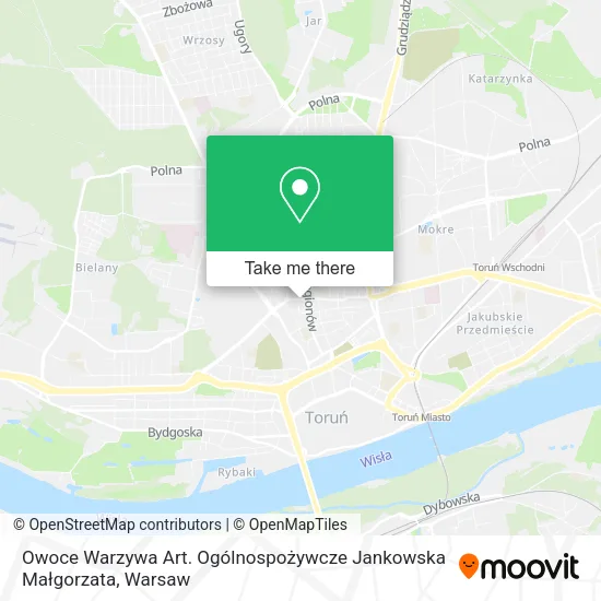 Owoce Warzywa Art. Ogólnospożywcze Jankowska Małgorzata map
