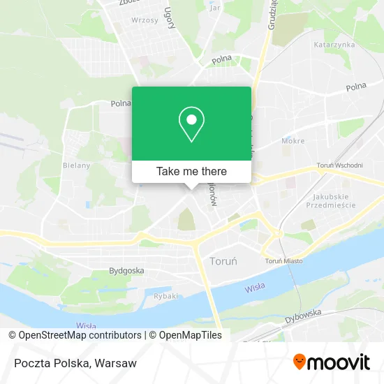 Poczta Polska map