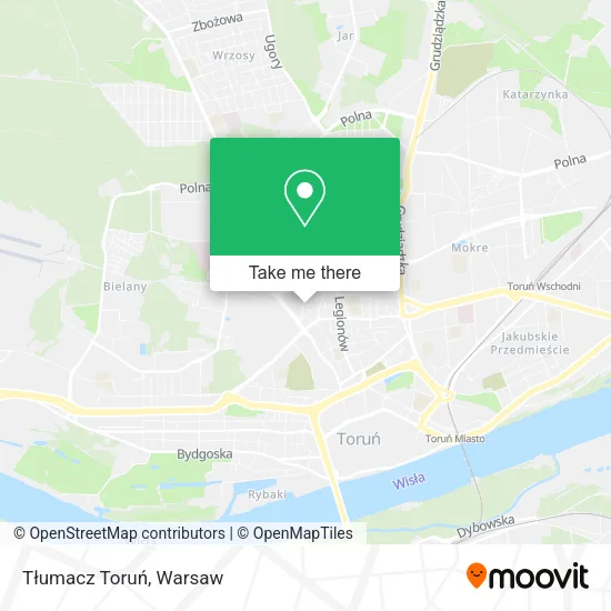 Tłumacz Toruń map