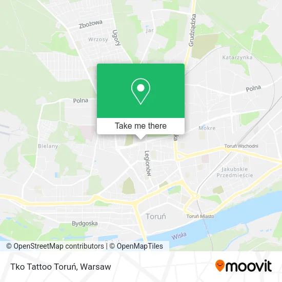 Tko Tattoo Toruń map
