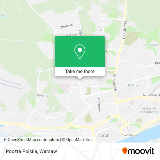 Poczta Polska map
