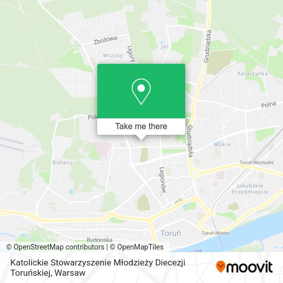 Katolickie Stowarzyszenie Młodzieży Diecezji Toruńskiej map