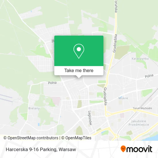 Harcerska 9-16 Parking map