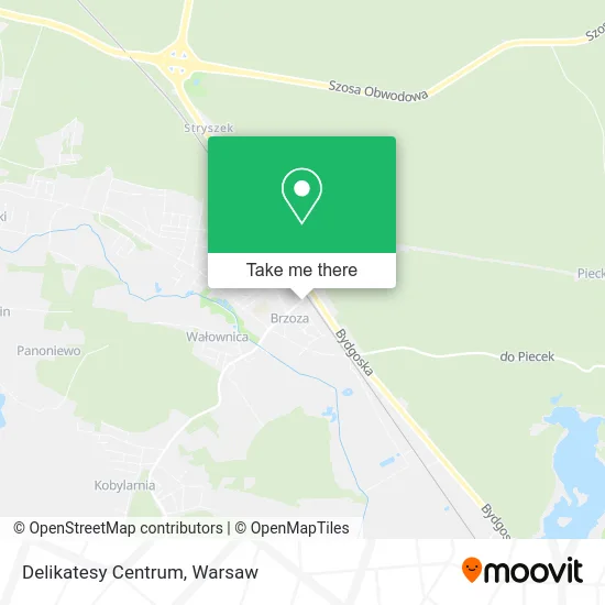 Карта Delikatesy Centrum