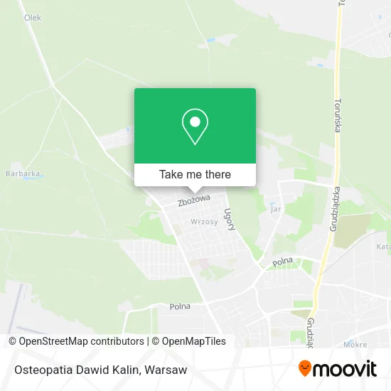 Osteopatia Dawid Kalin map