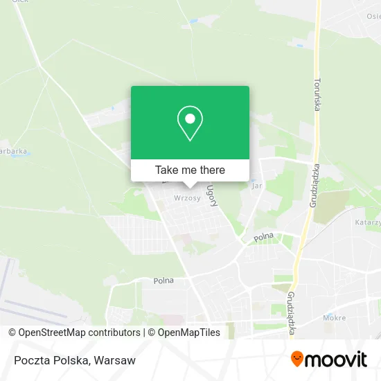 Poczta Polska map