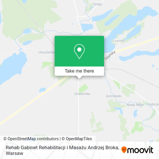 Rehab Gabinet Rehabilitacji i Masażu Andrzej Broka map