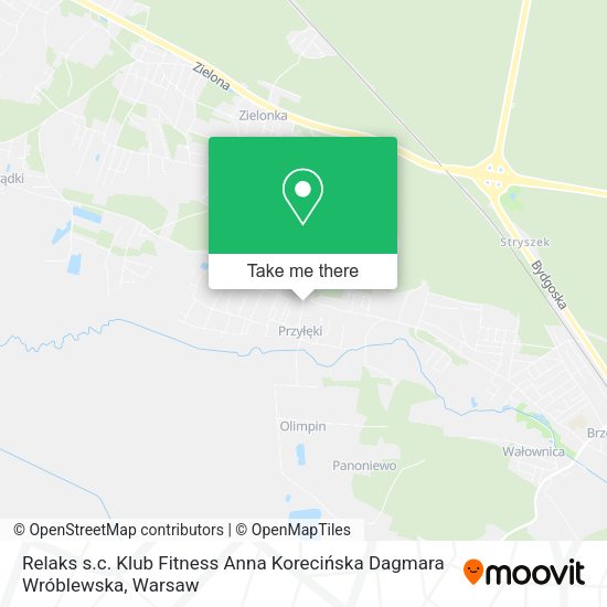 Relaks s.c. Klub Fitness Anna Korecińska Dagmara Wróblewska map