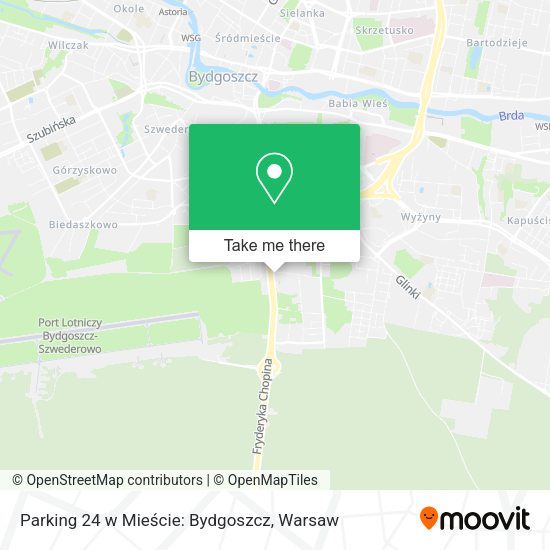 Карта Parking 24 w Mieście: Bydgoszcz