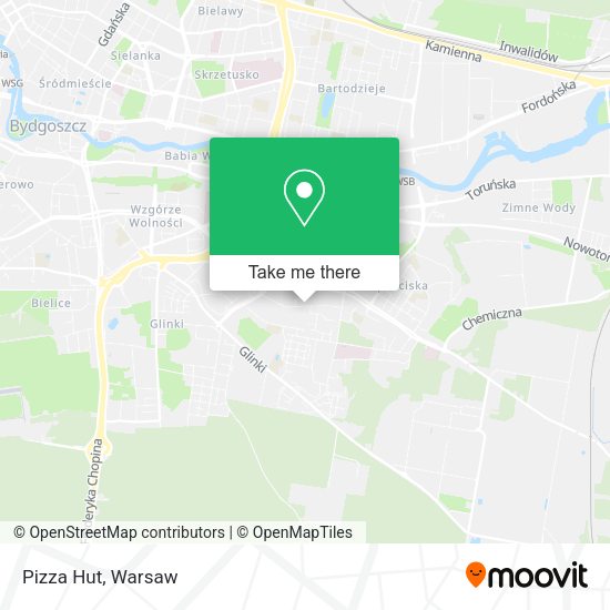 Pizza Hut map