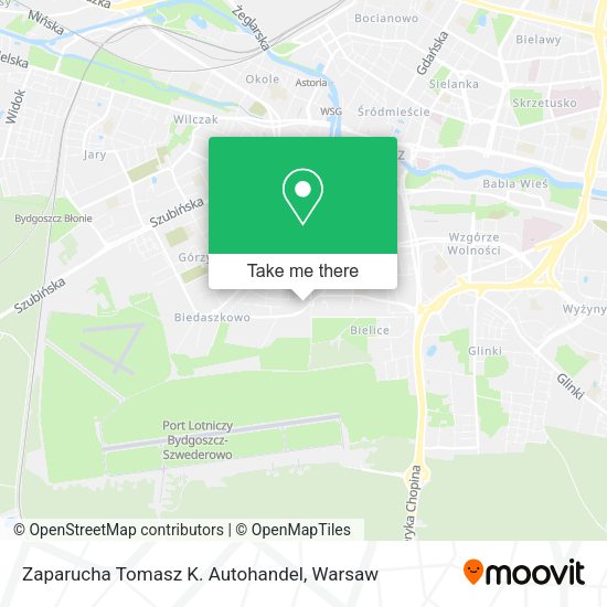 Zaparucha Tomasz K. Autohandel map