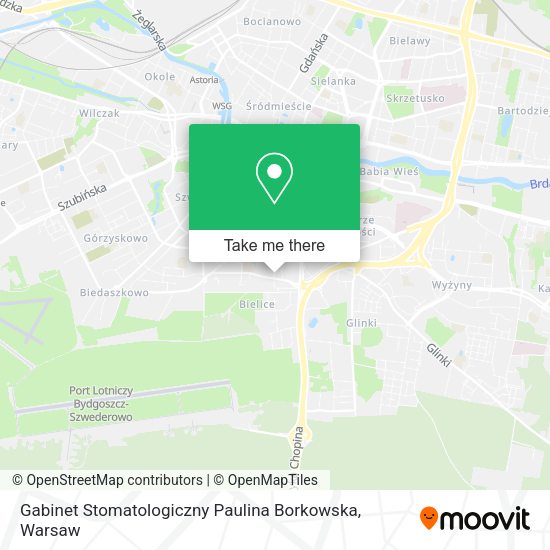 Карта Gabinet Stomatologiczny Paulina Borkowska