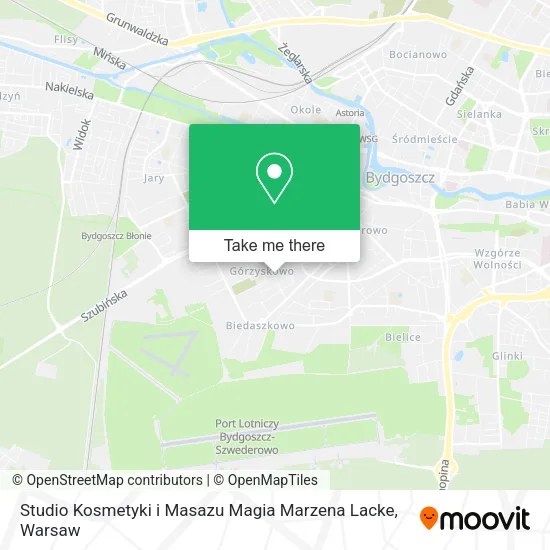 Карта Studio Kosmetyki i Masazu Magia Marzena Lacke