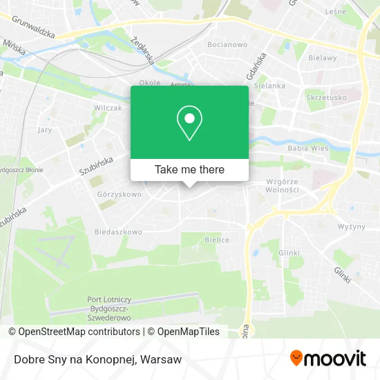 Карта Dobre Sny na Konopnej