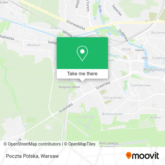 Poczta Polska map