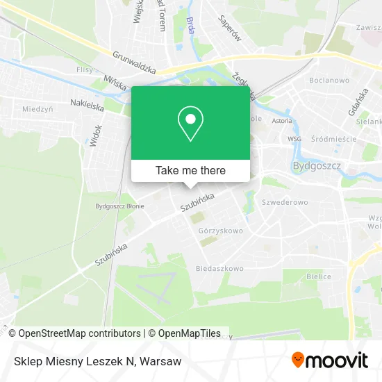 Sklep Miesny Leszek N map