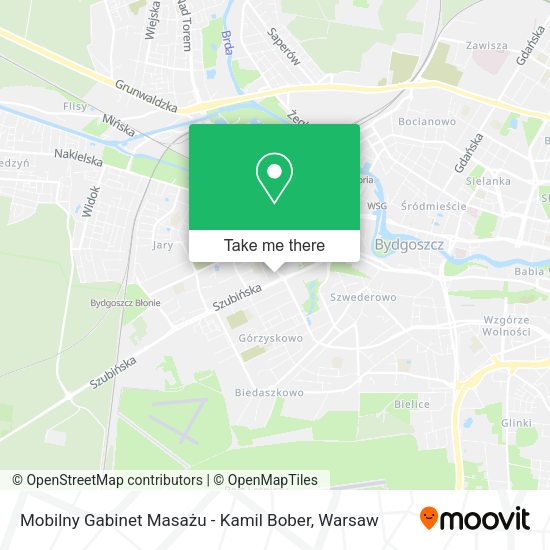 Mobilny Gabinet Masażu - Kamil Bober map