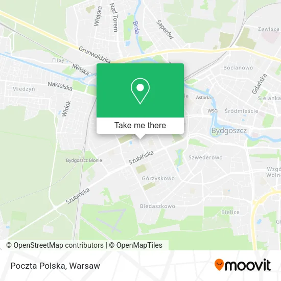 Poczta Polska map
