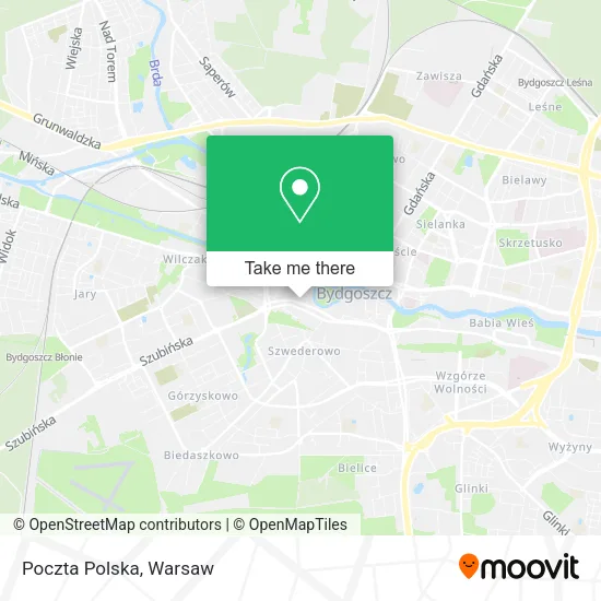 Poczta Polska map