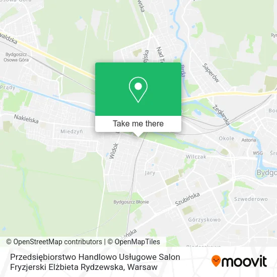 Przedsiębiorstwo Handlowo Usługowe Salon Fryzjerski Elżbieta Rydzewska map