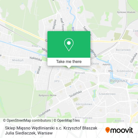 Sklep Mięsno Wędliniarski s.c. Krzysztof Błaszak Julia Siedlaczek map