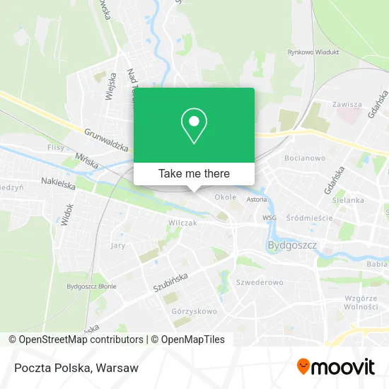 Poczta Polska map